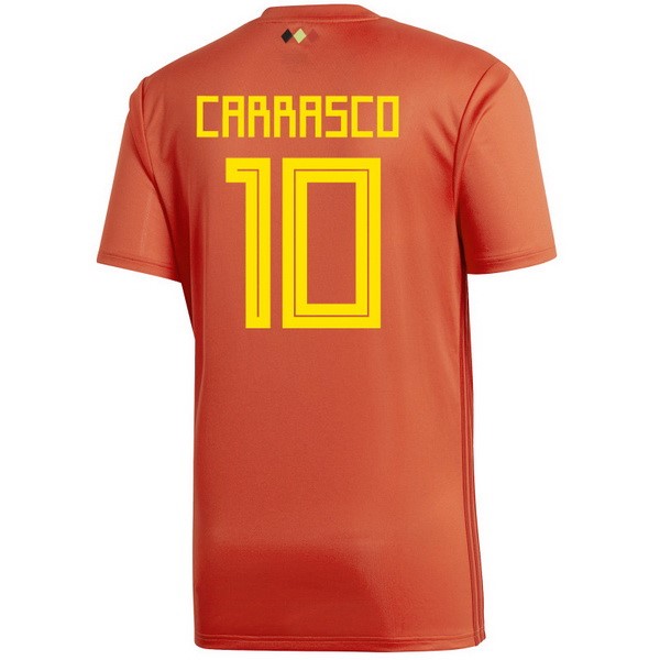 Camiseta Bélgica 1ª Carrasco 2018 Rojo